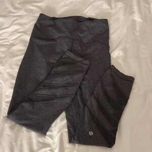 Gray High-Waisted Lululemon Leggings
